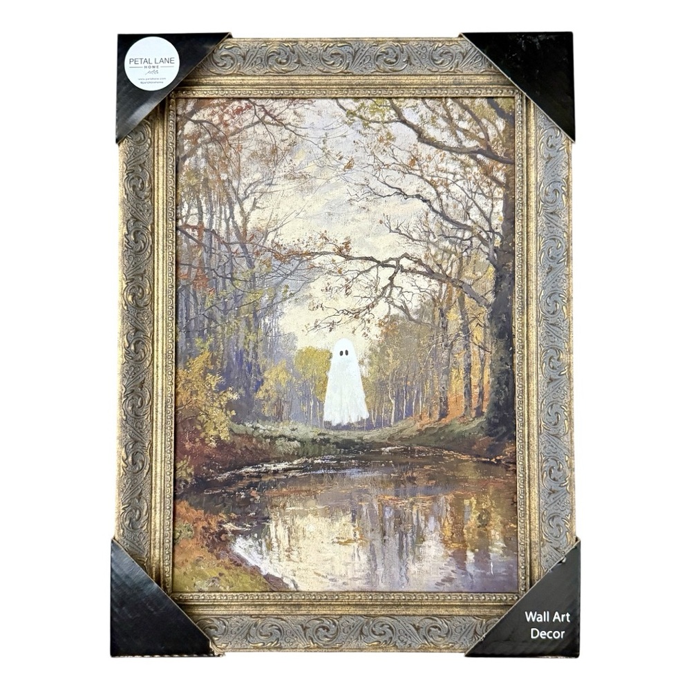 Viral Petal Lane: Ghost Wall Art Decor